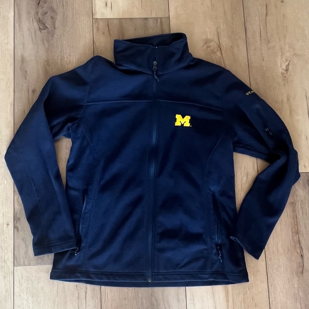 Columbia Michigan fleece jacket